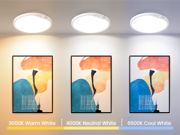 warm white neutral white cool white led light dimmable 3000k