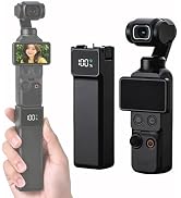 Flymile Pocket 4 3 Battery Handle for DJ Osmo, 5000 mAh Charging Handle for Xtra Muse with 1/4'' ...