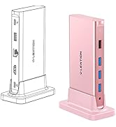 LENTION USB C Docking Station with 100W PD, 4K HDMI, Gigabit Ethernet, USB 3.0/2.0&Aux Adapter fo...