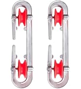 AACGIN 2 Pack Clothesline Tightener Plastic Aluminum Clothesline Pulley Prevents Tangling and Twi...