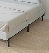 EMODA 7 Inch King Bed Frame Base for Box Spring and Mattress, 9 Legs Heavy Duty Metal Bedframe To...