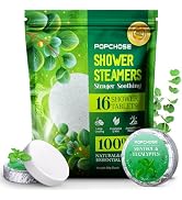 Shower Steamers Aromatherapy POPCHOSE 16 Pack Eucalyptus for Shower, Home SPA & Self Care Relaxat...