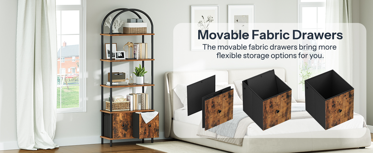 arched bookcase tall standing bookshelf arched 5 Tier Bookshelf 5 Tier Arched Bookcase