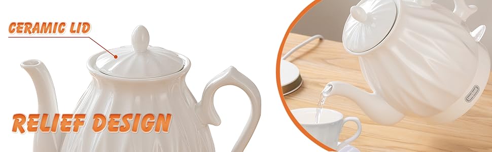 Longseed Ceramic electric kettle B0FWK1K7GT