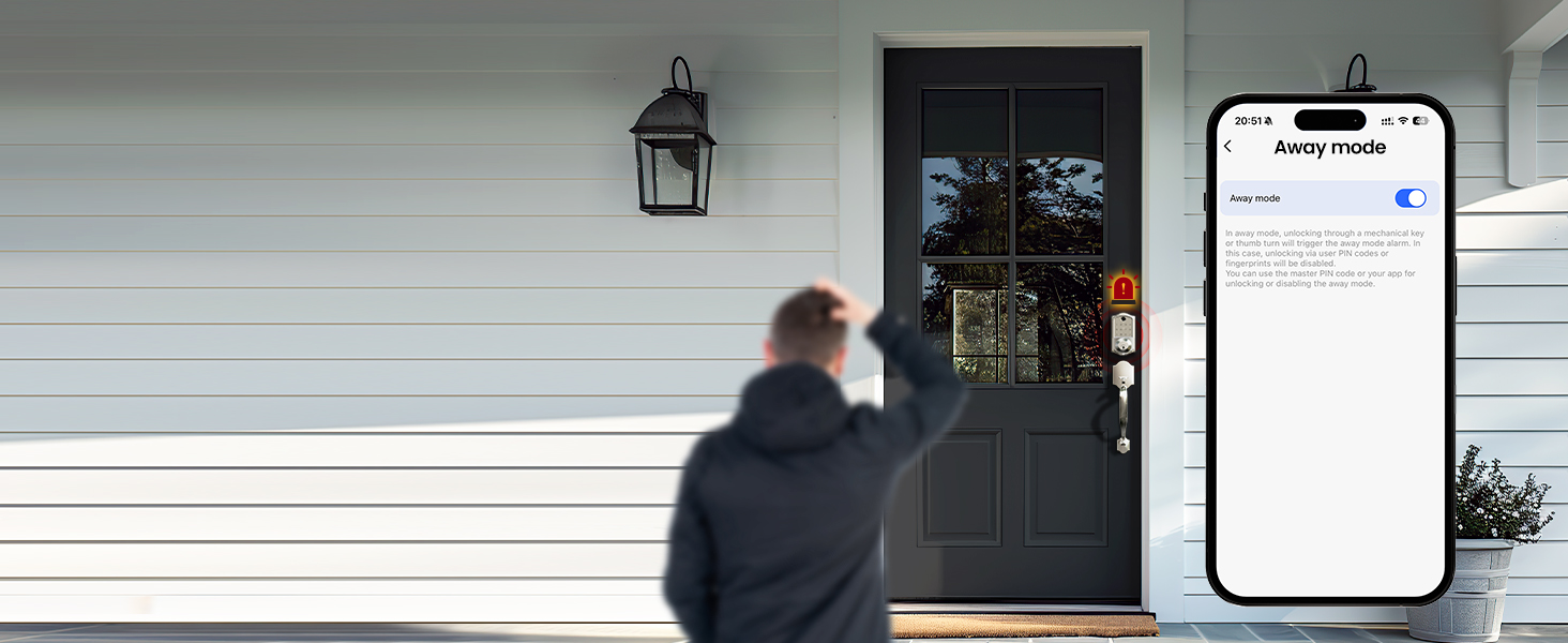 Veise Fingerprint Smart Door Lock