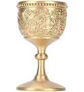 Small Dragon Goblet,Brass Goblet,Gold Chalice Vintage Chalice Goblet Retro Dragon And Phoenix Emb...
