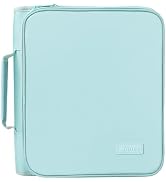 SUNEE Zippered Binder Bag with Handle, 2-Inch 3-Ring O-Ring, 500-Sheet Capacity, Includes Zip Poc...