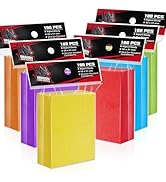 VKshop 600pcs Penny Card Sleeves for Trading Cards,Top Loaders Card Protection for Baseball Cards...