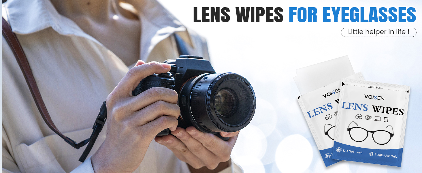 Lens Wipes for Eyeglasses