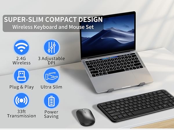 Wireless Keyboard and Mouse set