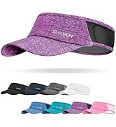 Sukeen Sports Sun Visor Men Women Lightweight Portable Cooling Stretchy Visor Hat for Running, Go...