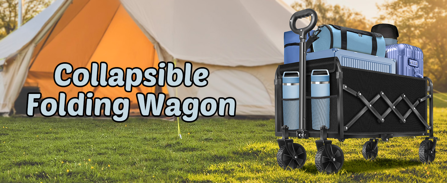 collapsible wagon cart