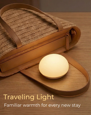 small portable traveling light