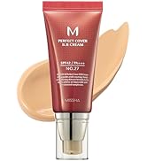 MISSHA M Perfect Cover BB Cream No.27 Honey beige for medium/tan skin SPF 42 PA +++ 1.69 Fl Oz - ...
