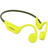 LOBKIN Bone Conduction Headphones Bluetooth 5.4, Open Ear Headphones with Mic, Wireless, 10H Play...