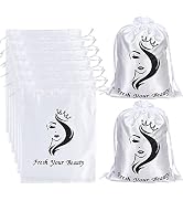 Satin Wig Pouches for Wigs Bundles Hair Extension Supplies - Silk Bags with Drawstring - Home and...