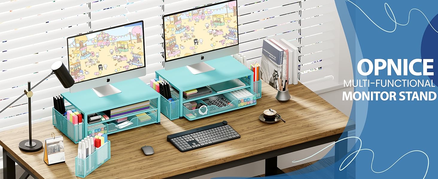 monitor stand for desk organizers and accessories computer stand riser office organization desktop