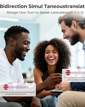 135 Languages Translation Earbuds for Travel, Business Languages Translation Real Time