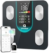arboleaf Smart Scale for Body Weight and Fat, High-Precision Digital Bathroom Scale with 4-Electr...