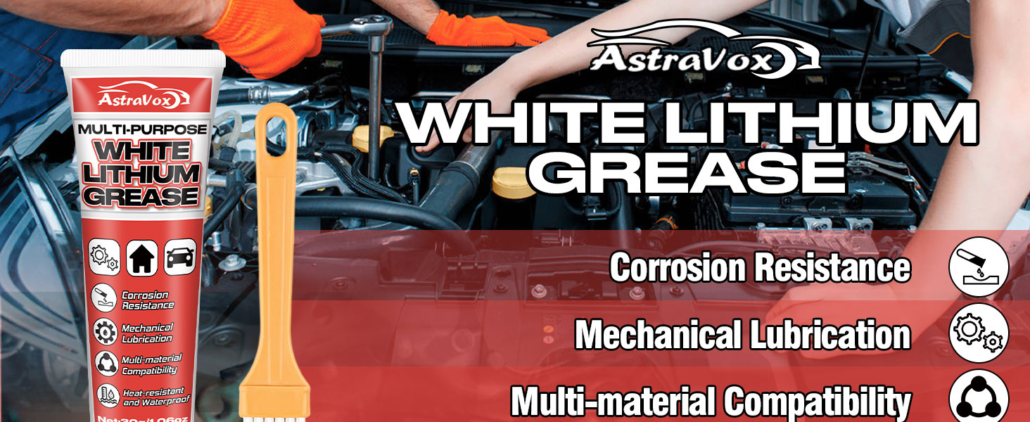 white lithium grease