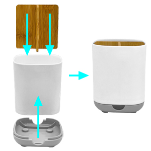 toothbrush holder for bathroom