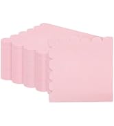 HEIPINIUYE 50 Pieces 3-ply Light Pink Napkin Disposable Scalloped Cocktail Napkins Beverage Napki...