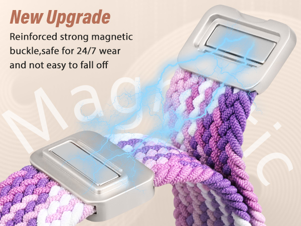 Braided Stretchy Band Compatible with Apple Watch Bands 38/40/41/42/44/45/46/49mm Women Men