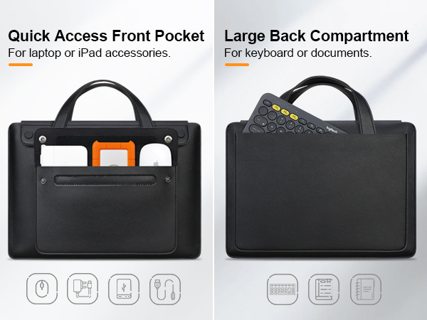 large capacity laptop sleeve