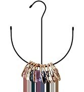 ZEDODIER Belt Hangers, Belt Rack Black Closet Accessories Organizers, Closet Organizer Hook Rack ...