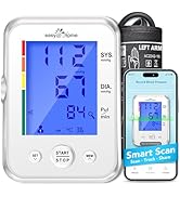 Easy@Home Blood Pressure Monitor for Home Use: Upper Arm Large Cuff BP Machine - Automatic Digita...
