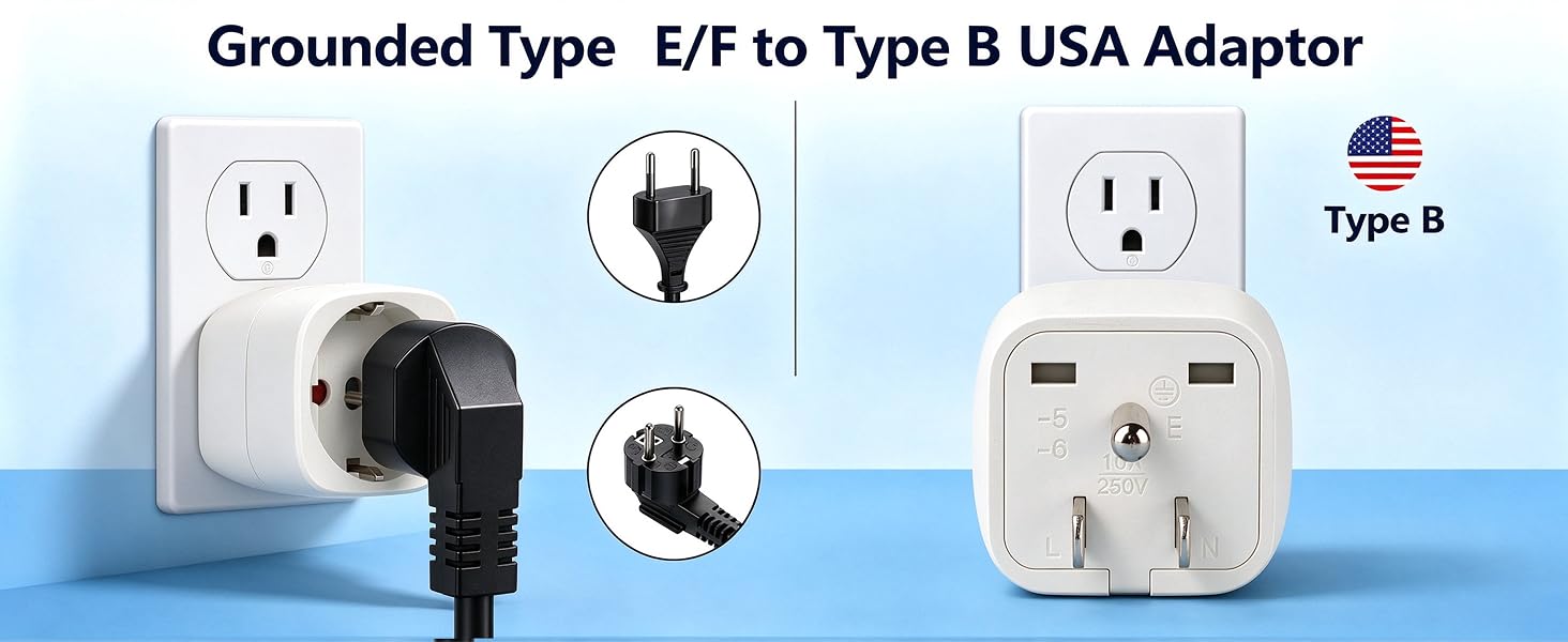 europe to us plug adapter