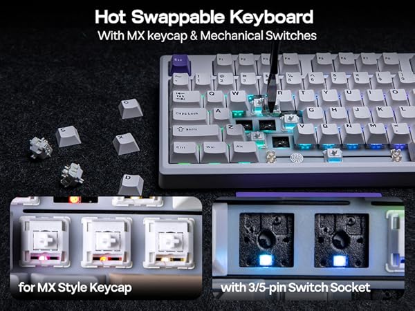 Galaxy100 wireless gaming keyboard