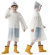 white kids raincoat