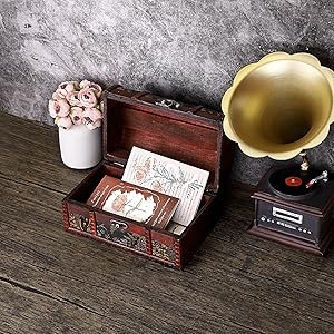 memory box trinket box decorative storage box jewelry box keepsake chest treasure box for girls