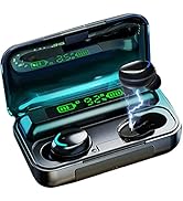 Acuvar Fully Wireless Bluetooth 5.0 Rechargeable IPX7 Waterproof Earbud Headphones with Microphon...