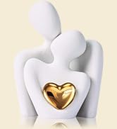 XMGZQ Mini Couple Statue Tv Stand Decor Items for Living Room Home Decor,Bedroom Decor for Couple...