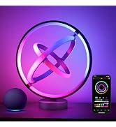 Lepro TB1 AI Smart Table Lamp, RGB Plus IC Addressable LED Lamp Alexa Google Compatible, LightBea...