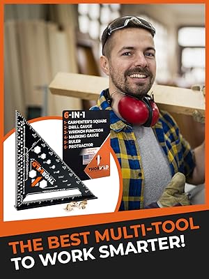 square carpenter tools combination framing tool angle measuring woodworking straight