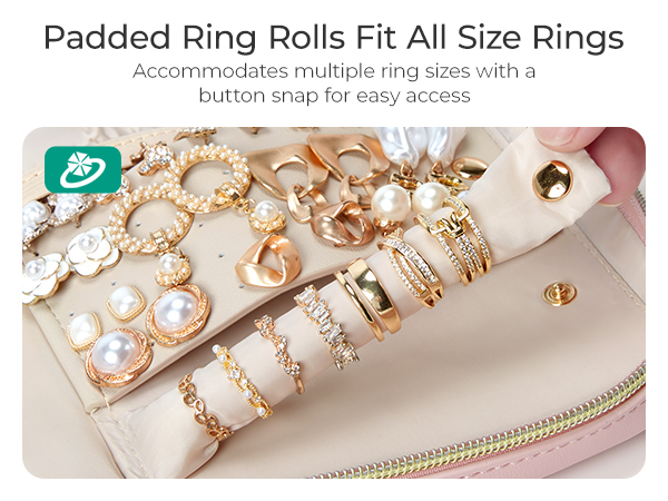 Jewelry Case Jewelry Box Organizers and Storage Earings Holder for Necklaces, Bracelets, Rings