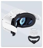 AMVR Upgraded Face Cushion Pad for Oculus/Meta Quest 2 Accessories, Fitness Facial Interface with...