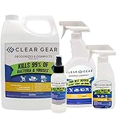 Clear Gear - Disinfectant, Cleaner, and Deodorizer For Sports Equipment, Gyms, and Fitness Center...