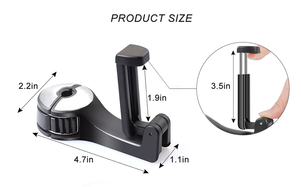 car headrest hooks for purses and bags