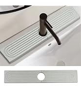 Stargaz Faucet Mat for Kitchen Sink Diatomaceous Earth Faucet Splash Guard, Stone Quick Dry Sink ...