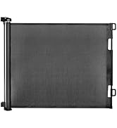 Veraste Retractable Baby Gate,Mesh Baby Gate or Mesh Dog Gate,33" Tall,Extends up to 55" Wide,Chi...