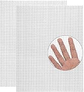 Valchoose Upgraded 2Pack Mesh Screen Crimped 304, 5 Mesh 11 X 14.2 inch, Not Easy Falling Off Met...