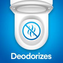 Freshen toilets fast