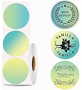 Joatuxul 2''×2‘’ Circle Thermal Sticker Labels, Self-Adhesive 2 Inch Round Direct Thermal Labels,...