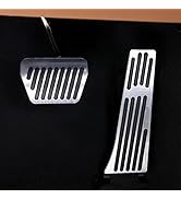 Jaronx Compatible with BMW Pedal Covers, No Drill Pedal Anti-Slip Gas and Break Pedal Cover (1' F...