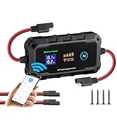 20A 12V/24V MPPT Wireless Solar Charge Controller, Bateria Power Intelligent Solar Panel Regulato...