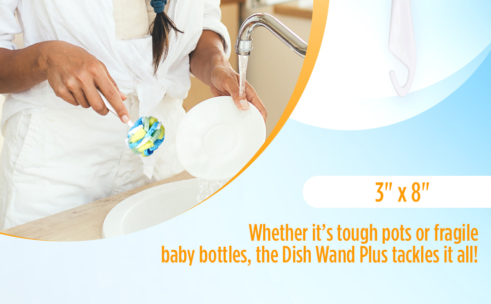 Dish Wand Plus Dimensions